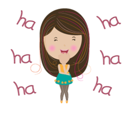 Sweet couple with a cute stickers. sticker #11523105