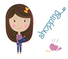 Sweet couple with a cute stickers. sticker #11523106