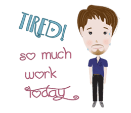 Sweet couple with a cute stickers. sticker #11523117