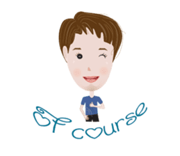 Sweet couple with a cute stickers. sticker #11523118