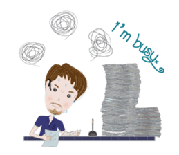 Sweet couple with a cute stickers. sticker #11523119