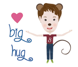 Sweet couple with a cute stickers. sticker #11523121