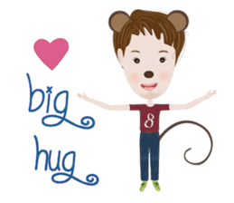 Sweet couple with a cute stickers. sticker #11523121