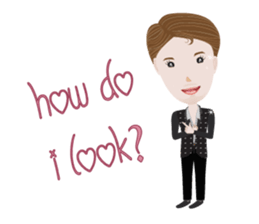 Sweet couple with a cute stickers. sticker #11523122