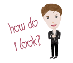 Sweet couple with a cute stickers. sticker #11523122