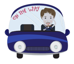 Sweet couple with a cute stickers. sticker #11523124