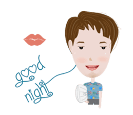 Sweet couple with a cute stickers. sticker #11523127