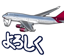 AirplaneVol.1(Japanese Langage) sticker #11523286
