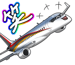 AirplaneVol.1(Japanese Langage) sticker #11523288