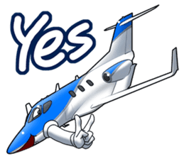 AirplaneVol.1(Japanese Langage) sticker #11523293