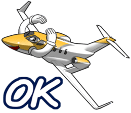 AirplaneVol.1(Japanese Langage) sticker #11523294