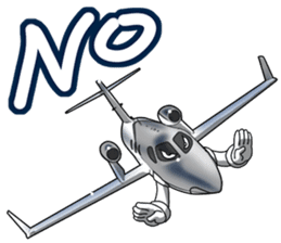 AirplaneVol.1(Japanese Langage) sticker #11523295