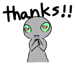 Alien to wear shoes. sticker #11523762