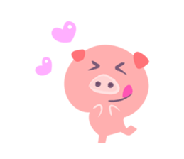 Daily life of the pig! sticker #11523780