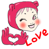 It's with all the wear.girl sticker #11523872