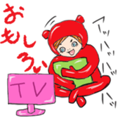 It's with all the wear.girl sticker #11523887