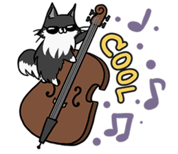 Symphony of Cats sticker #11523940