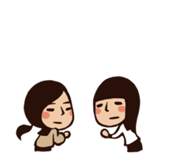 My Lovely School Days! Drink Milk! sticker #11524157