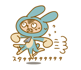 The bunny kid Hoppy sticker #11524269