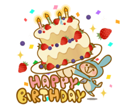 The bunny kid Hoppy sticker #11524295