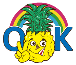 Mr.Aloha Pineapple sticker #11525057