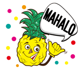Mr.Aloha Pineapple sticker #11525061
