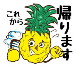 Mr.Aloha Pineapple sticker #11525069