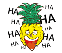Mr.Aloha Pineapple sticker #11525073