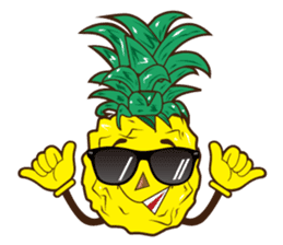 Mr.Aloha Pineapple sticker #11525089