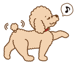 Poodle Doodle sticker #11525262