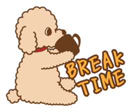 Poodle Doodle sticker #11525276