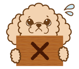 Poodle Doodle sticker #11525287