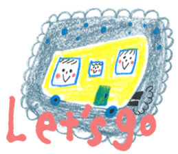 Stamp like a sticker 3 sticker #11525798