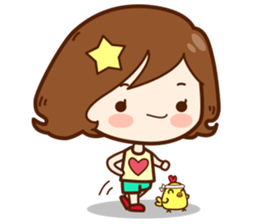 Ni-Than : Lovely Girl sticker #11525829
