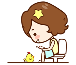 Ni-Than : Lovely Girl sticker #11525831
