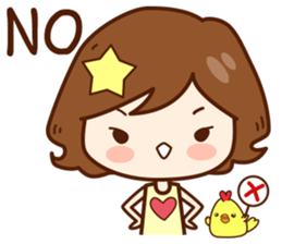 Ni-Than : Lovely Girl sticker #11525838