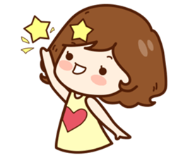 Ni-Than : Lovely Girl sticker #11525842
