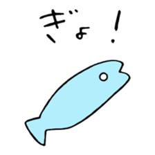 honyan & osakana sticker #11526031