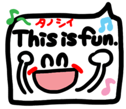 A pictograph Reaction (English).2 sticker #11526125