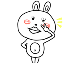 kutibiruusagi sticker #11526257