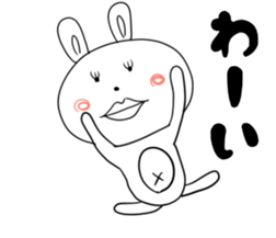 kutibiruusagi sticker #11526260