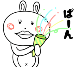 kutibiruusagi sticker #11526262