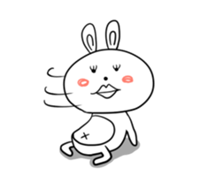kutibiruusagi sticker #11526266