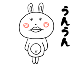 kutibiruusagi sticker #11526277