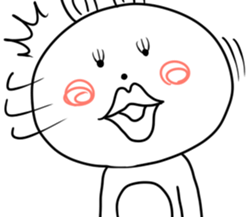 kutibiruusagi sticker #11526281