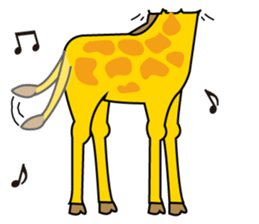 Break through!Giraffe! sticker #11526301