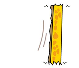 Break through!Giraffe! sticker #11526302