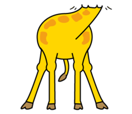 Break through!Giraffe! sticker #11526306