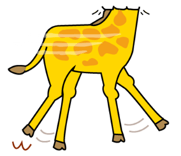 Break through!Giraffe! sticker #11526307