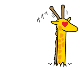 Break through!Giraffe! sticker #11526319